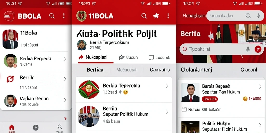 Tampilan antarmuka 11BOLA yang informatif dan user-friendly.
