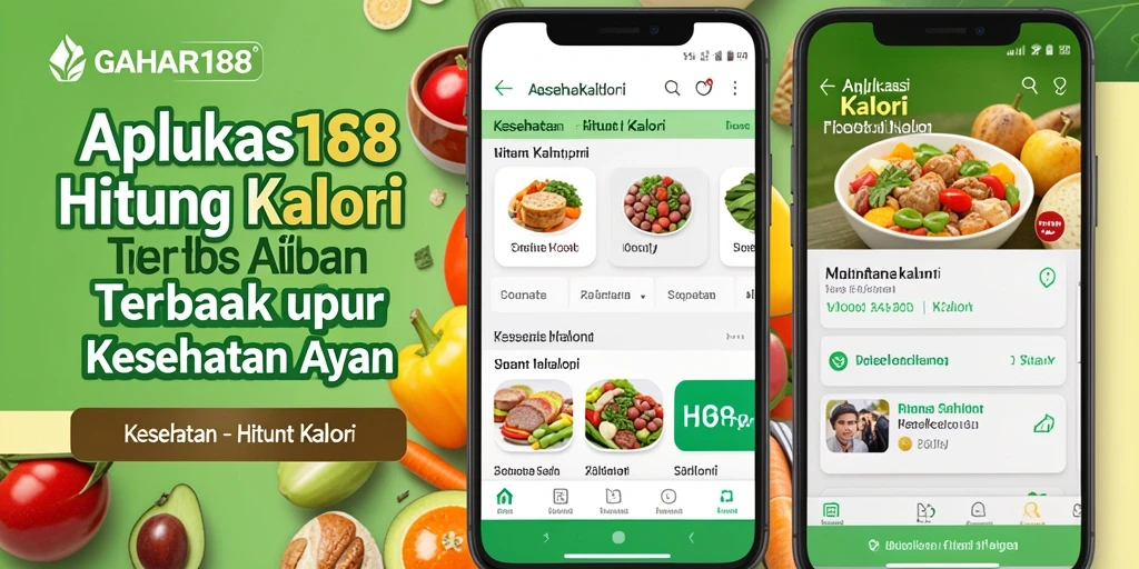 Antarmuka aplikasi GAHAR188 yang mudah digunakan untuk menghitung kalori.