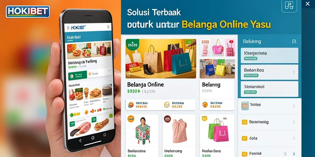 Antarmuka HOKIBET yang menarik untuk belanja online.