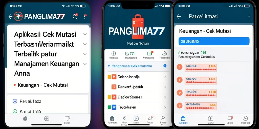 Tampilan antarmuka aplikasi Cek Mutasi yang informatif dan user-friendly.