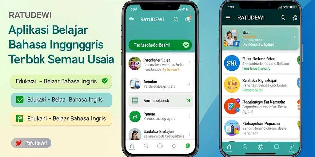 Antarmuka aplikasi RATUDEWI yang menarik dan interaktif.