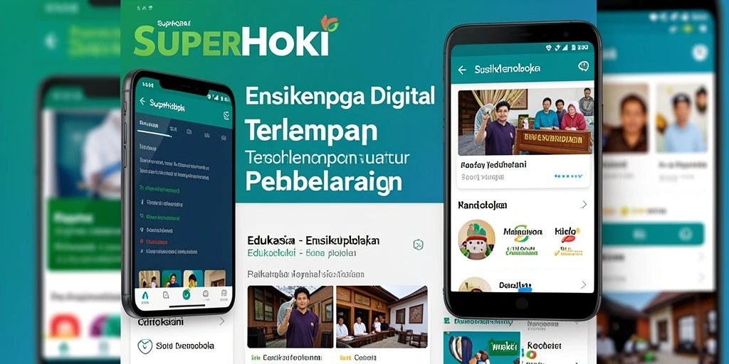 Antarmuka menarik dan informatif dari SUPERHOKI.